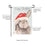 Merry Christmas Bunny Burlap Garden Flag - Sports Gifts, Sports Memorabilia, Sports Collectibles, Fan Shop