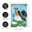 Snowman and Chickadee Applique Garden Flag