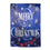 Merry Christmas Snowflake Lustre House Flag