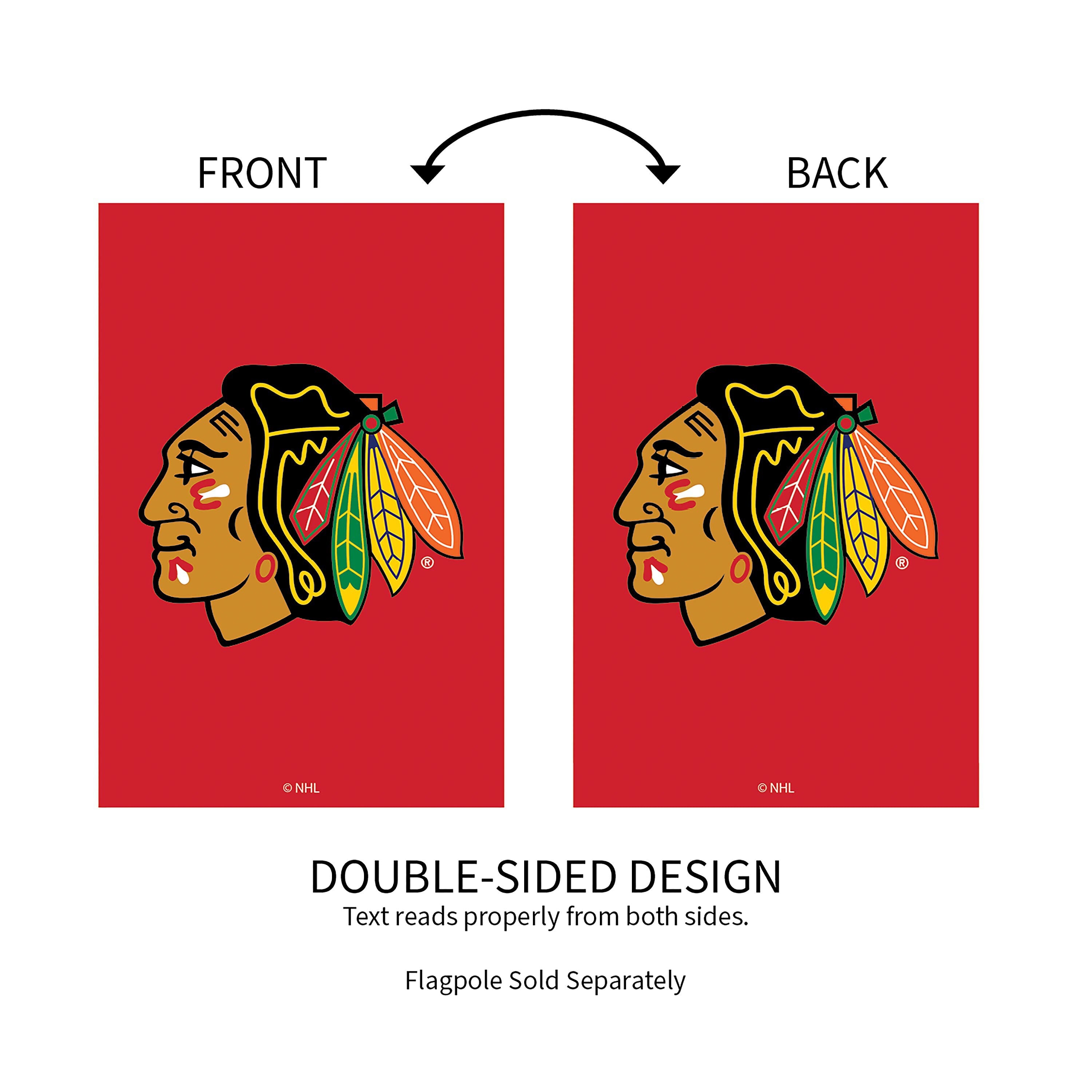 Applique Flag, Gar., Chicago Blackhawks