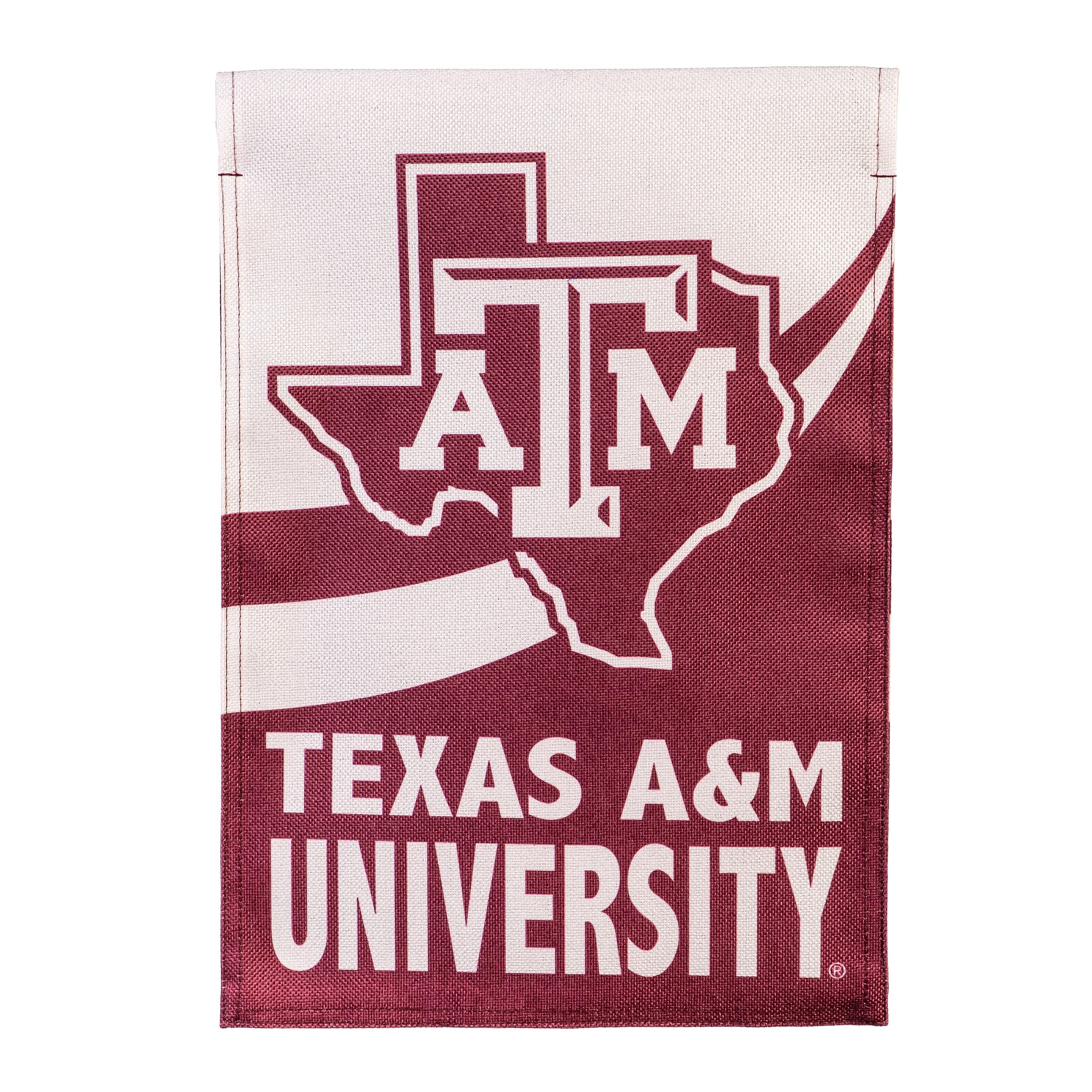 Texas A&M Burlap Flag GDN Size - Sports Gifts, Sports Memorabilia, Sports Collectibles, Fan Shop