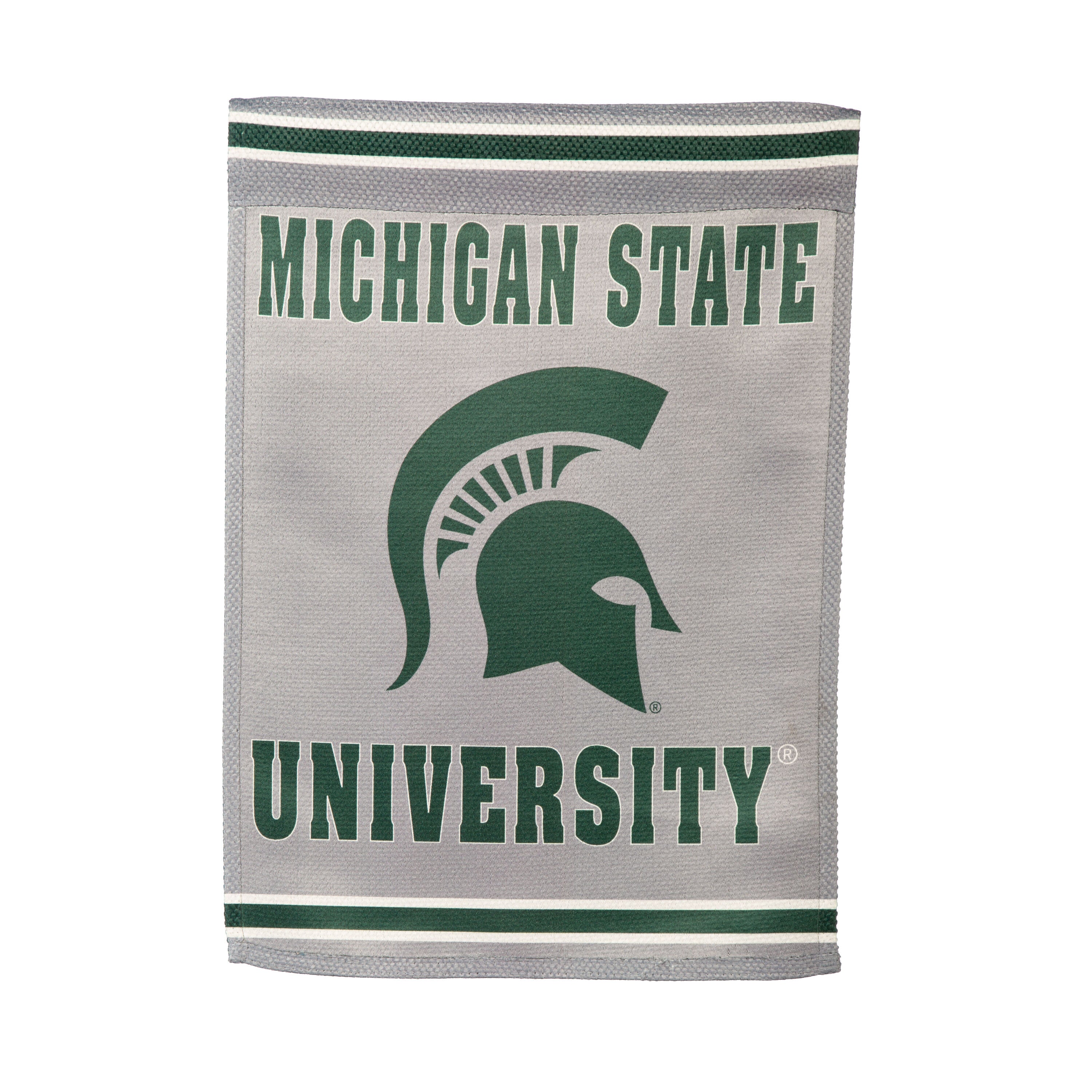 Embossed Suede Flag, GDN Size, Michigan State University - Sports Gifts, Sports Memorabilia, Sports Collectibles, Fan Shop
