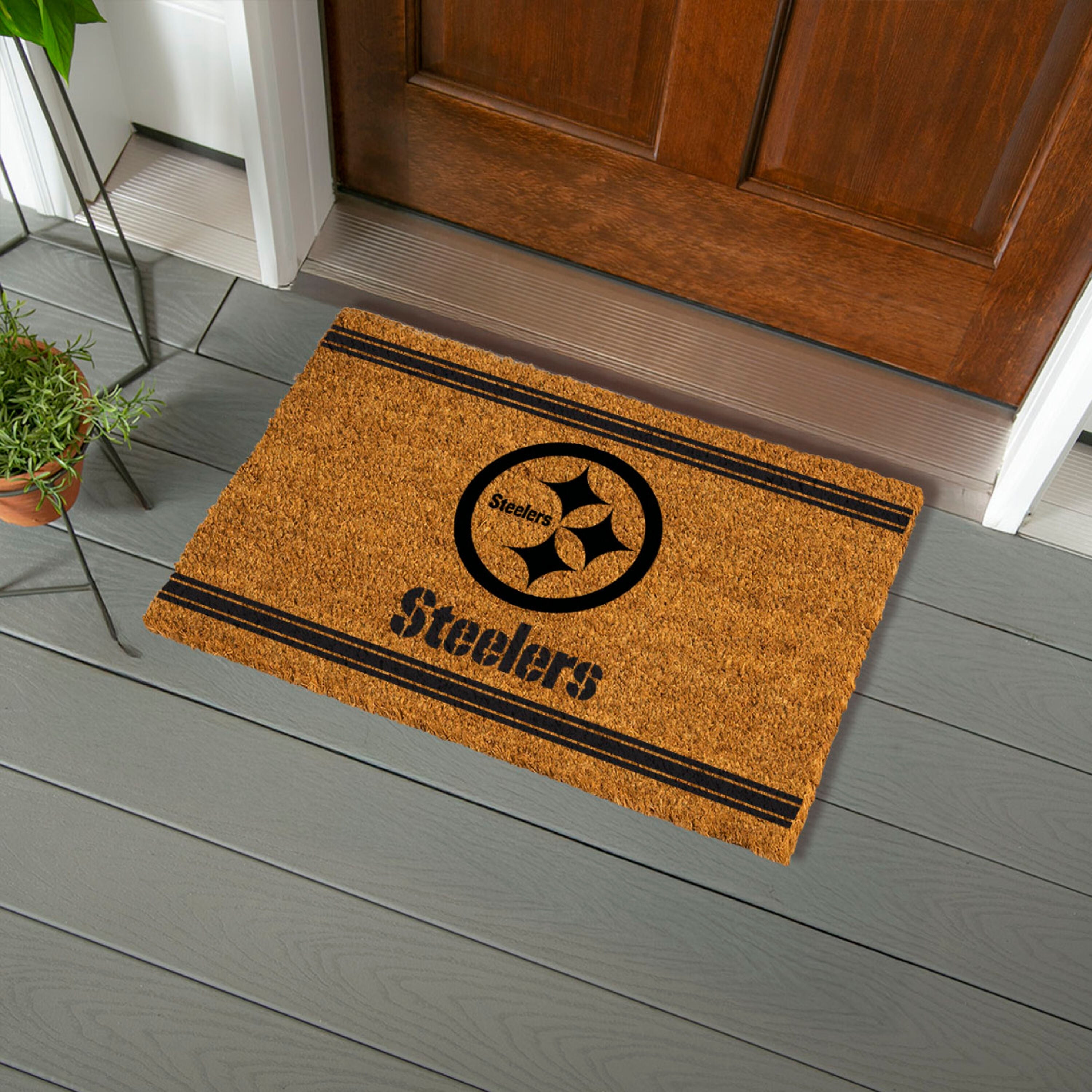 Pittsburgh Steelers, Coir Mat 1C - Sports Gifts, Sports Memorabilia, Sports Collectibles, Fan Shop