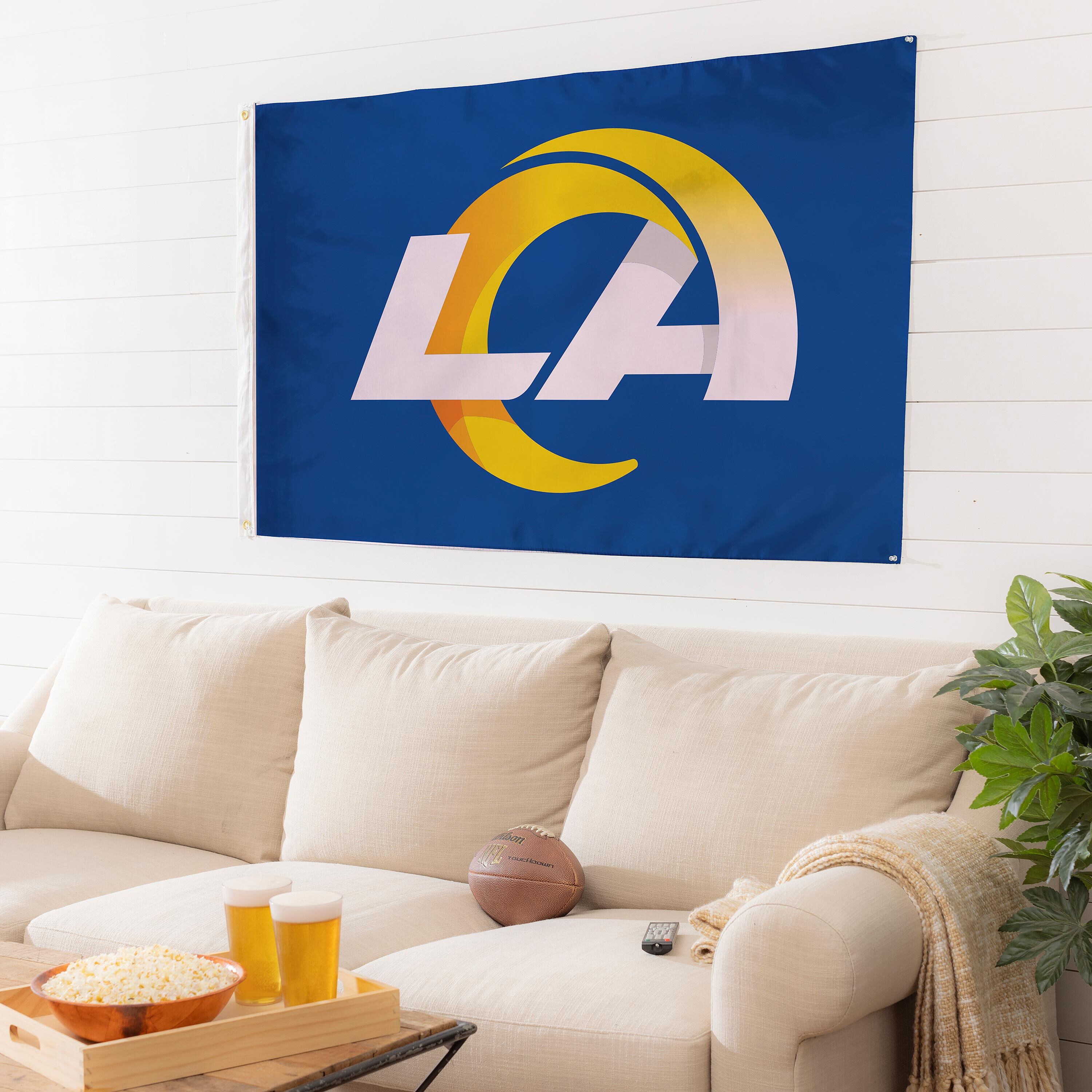 3'x5' Single Sided Flag w/ 2 Grommets, Los Angeles Rams