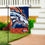 Denver Broncos Justin Patten Logo Suede Garden Flag - Sports Gifts, Sports Memorabilia, Sports Collectibles, Fan Shop
