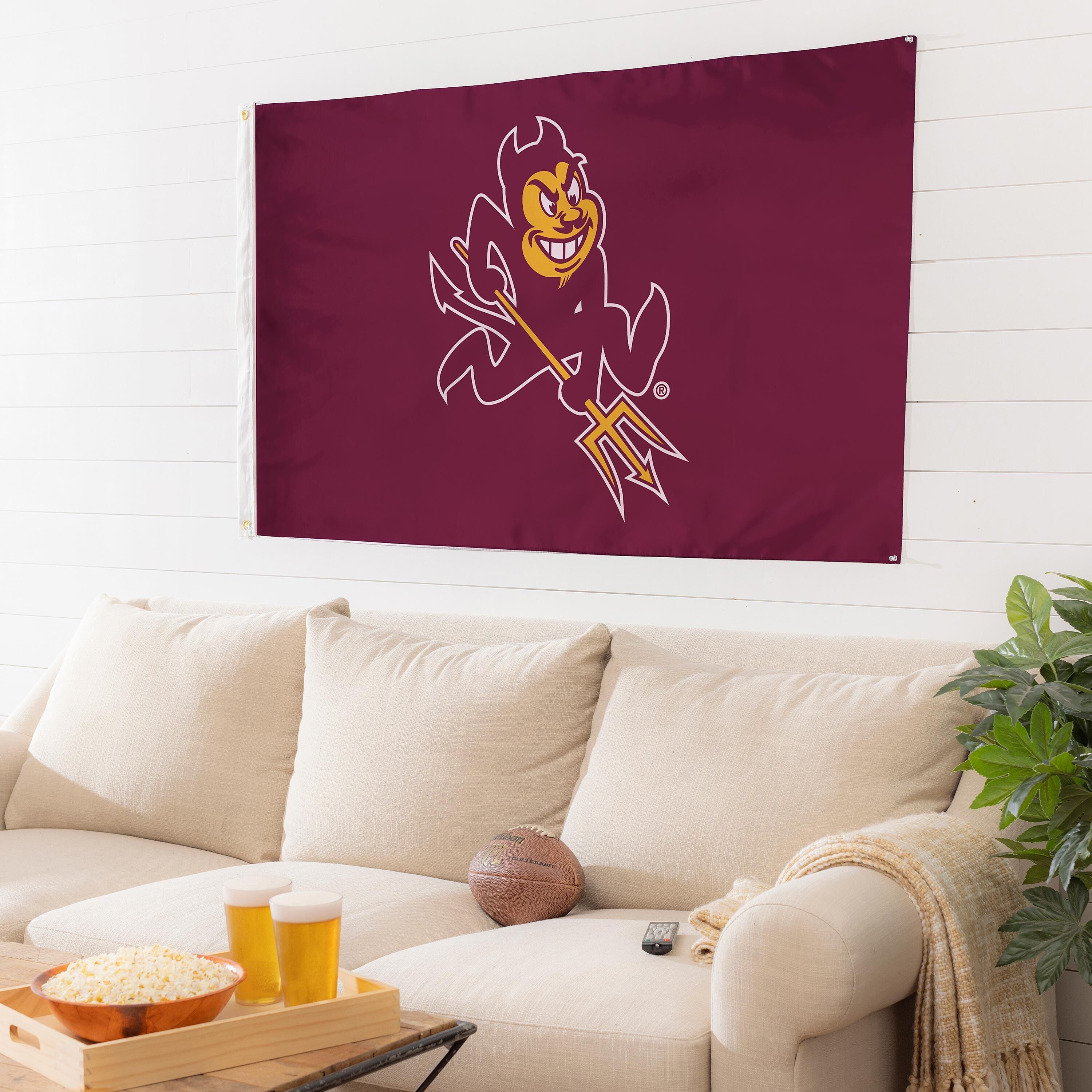 3'x5' Single Sided Flag w/ 2 Grommets, Arizona State University