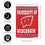 Embossed Suede Flag, GDN Size, University of Wisconsin-Madison - Sports Gifts, Sports Memorabilia, Sports Collectibles, Fan Shop