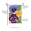 Pansy & Butterfly Applique Garden Flag - Sports Gifts, Sports Memorabilia, Sports Collectibles, Fan Shop