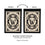 Cambridge Monogram Garden Applique Flag, Letter W