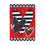 Patterned Heart Applique Garden Flag - Sports Gifts, Sports Memorabilia, Sports Collectibles, Fan Shop