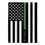 Military Thin Green Line Garden Suede Flag