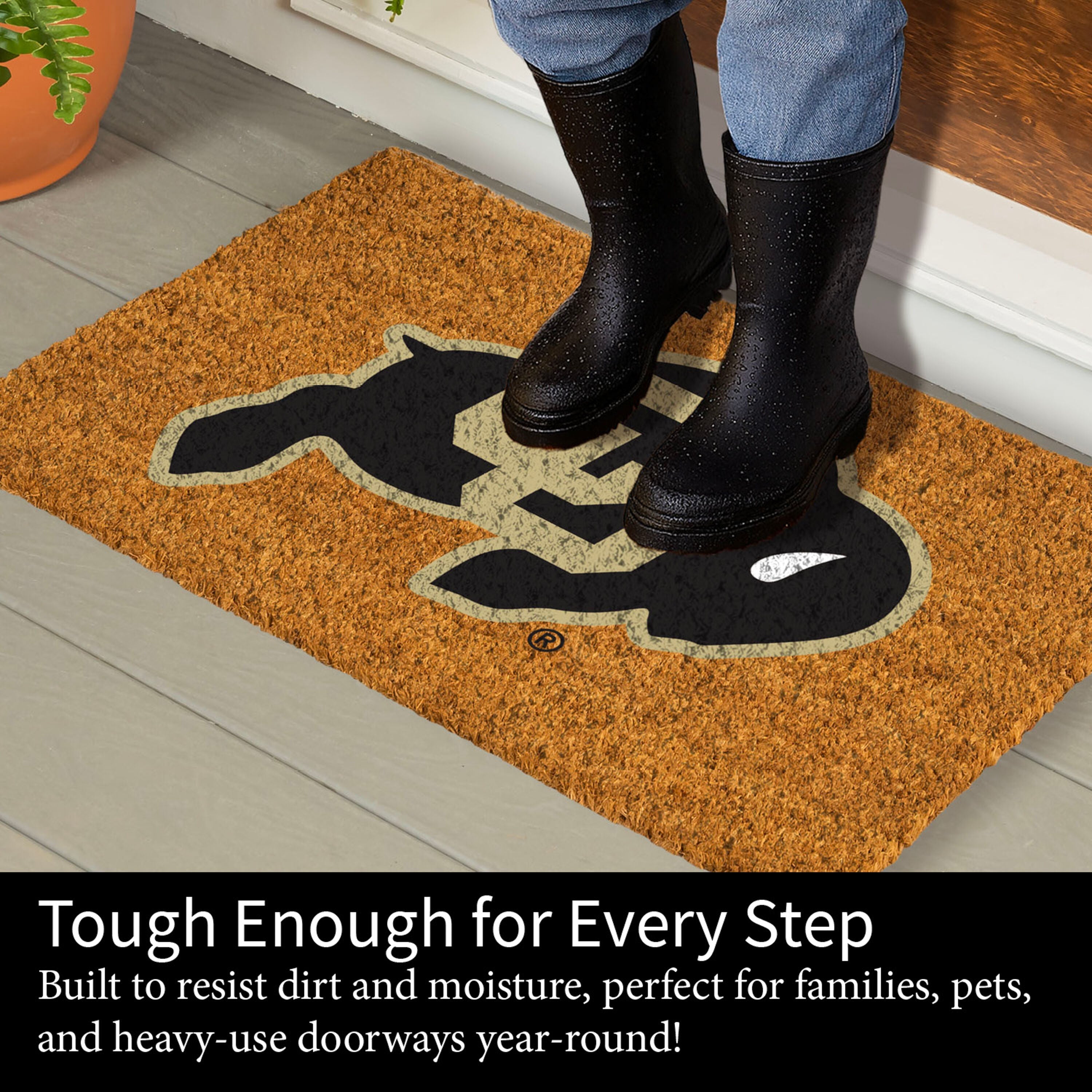 Coir Mat, 16"x28", University of Colorado - Sports Gifts, Sports Memorabilia, Sports Collectibles, Fan Shop