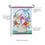 Easter Basket Applique Garden Flag