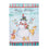 Snowman Holiday Reversible Suede Garden Flag