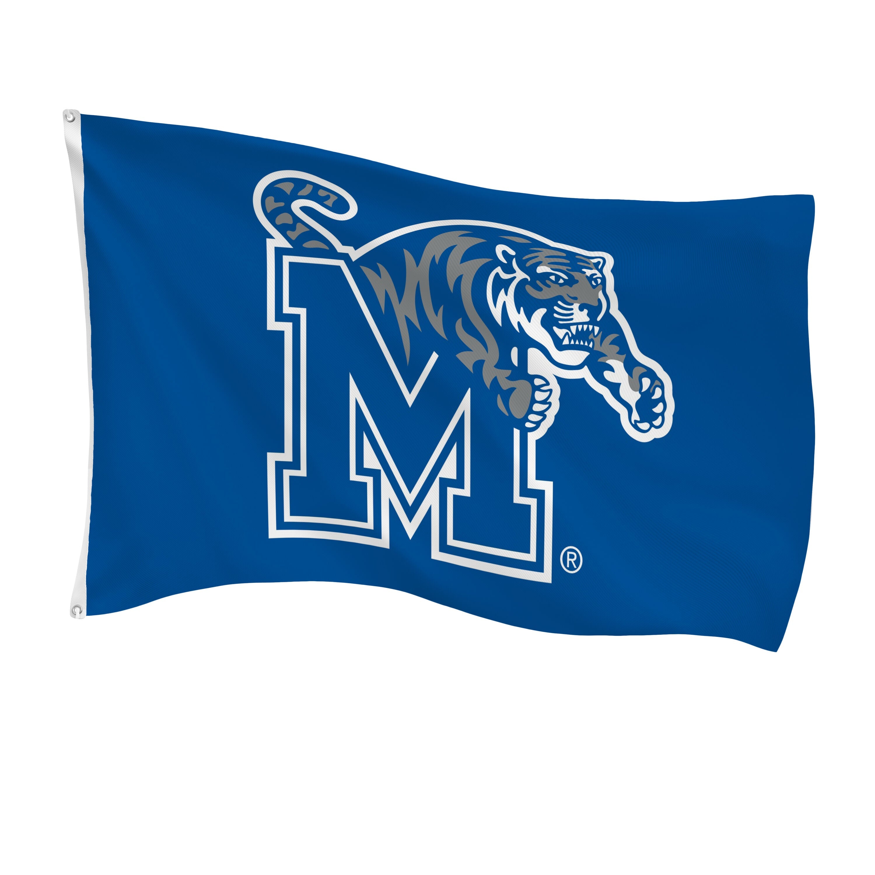 University of Memphis Single Sided Flag w/ 2 Grommets, 3'x5'