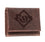 Tampa Bay Rays Tri-Fold Wallet Brown 100% Genuine Leather - Sports Gifts, Sports Memorabilia, Sports Collectibles, Fan Shop