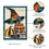 Witch Hat and Pumpkins Garden Applique Flag