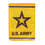 Embossed Suede Flag, GDN Size, Army - Sports Gifts, Sports Memorabilia, Sports Collectibles, Fan Shop