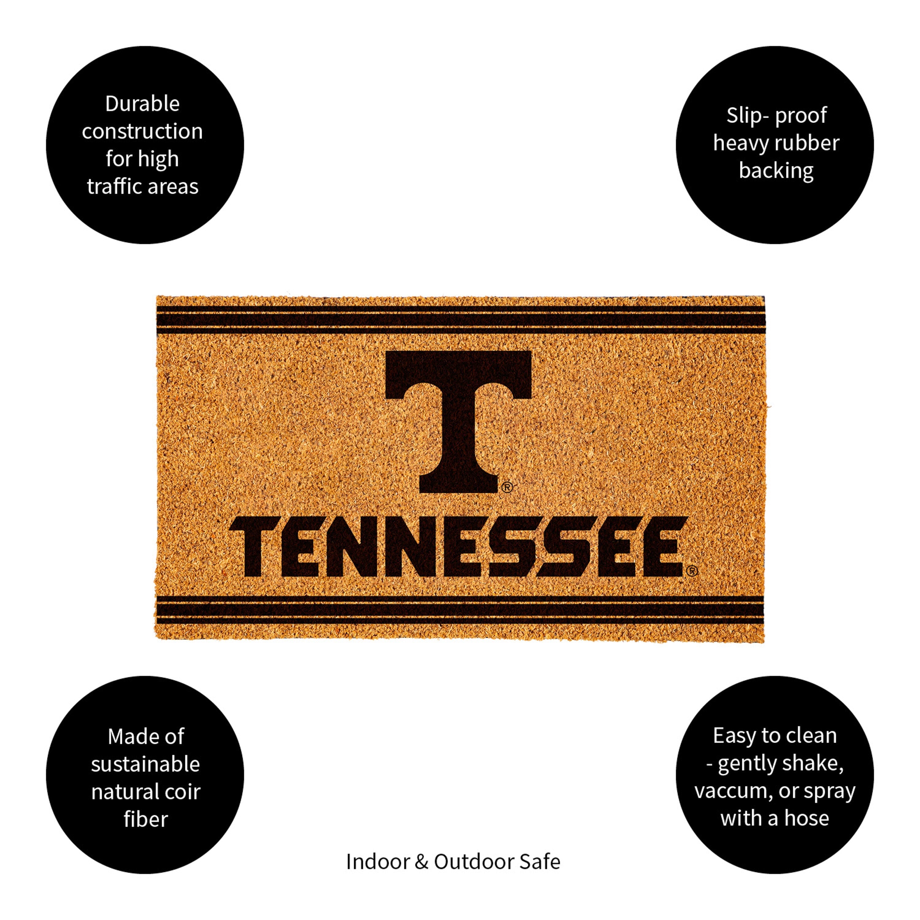 University of Tennessee, Coir Mat 1C - Sports Gifts, Sports Memorabilia, Sports Collectibles, Fan Shop