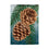 Winter Pine Cone Suede Garden Flag - Sports Gifts, Sports Memorabilia, Sports Collectibles, Fan Shop