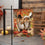 Thanksgiving Gothic Chipmunks Garden Satin Flag - Sports Gifts, Sports Memorabilia, Sports Collectibles, Fan Shop