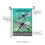 Dragonflies and Wildflowers Garden Linen Flag