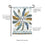 Feather Circle Moire Garden Flag - Sports Gifts, Sports Memorabilia, Sports Collectibles, Fan Shop