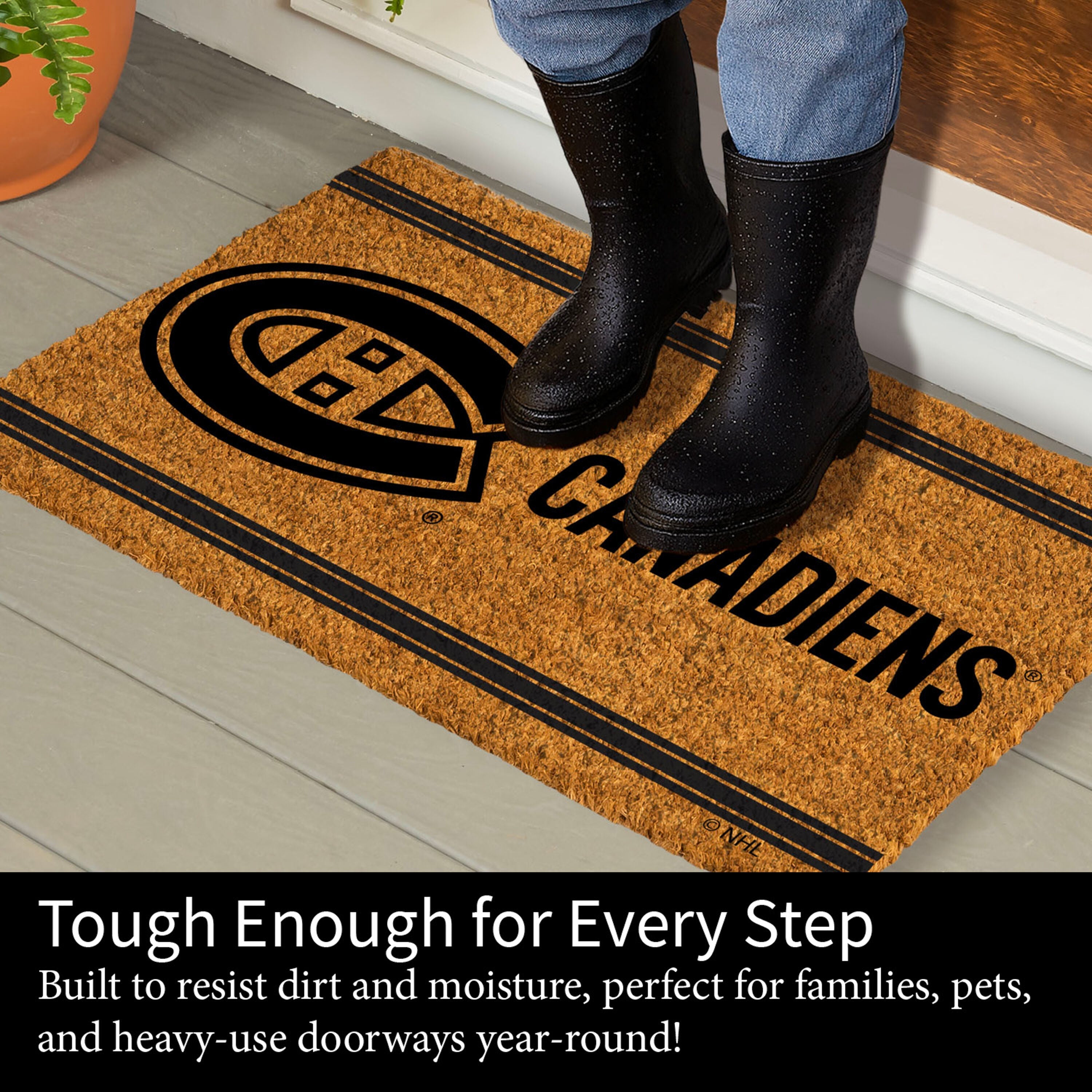 Montreal Canadiens, Coir Mat 1C - Sports Gifts, Sports Memorabilia, Sports Collectibles, Fan Shop