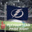 3'x5' Single Sided Flag w/ 2 Grommets, Tampa Bay Lightning