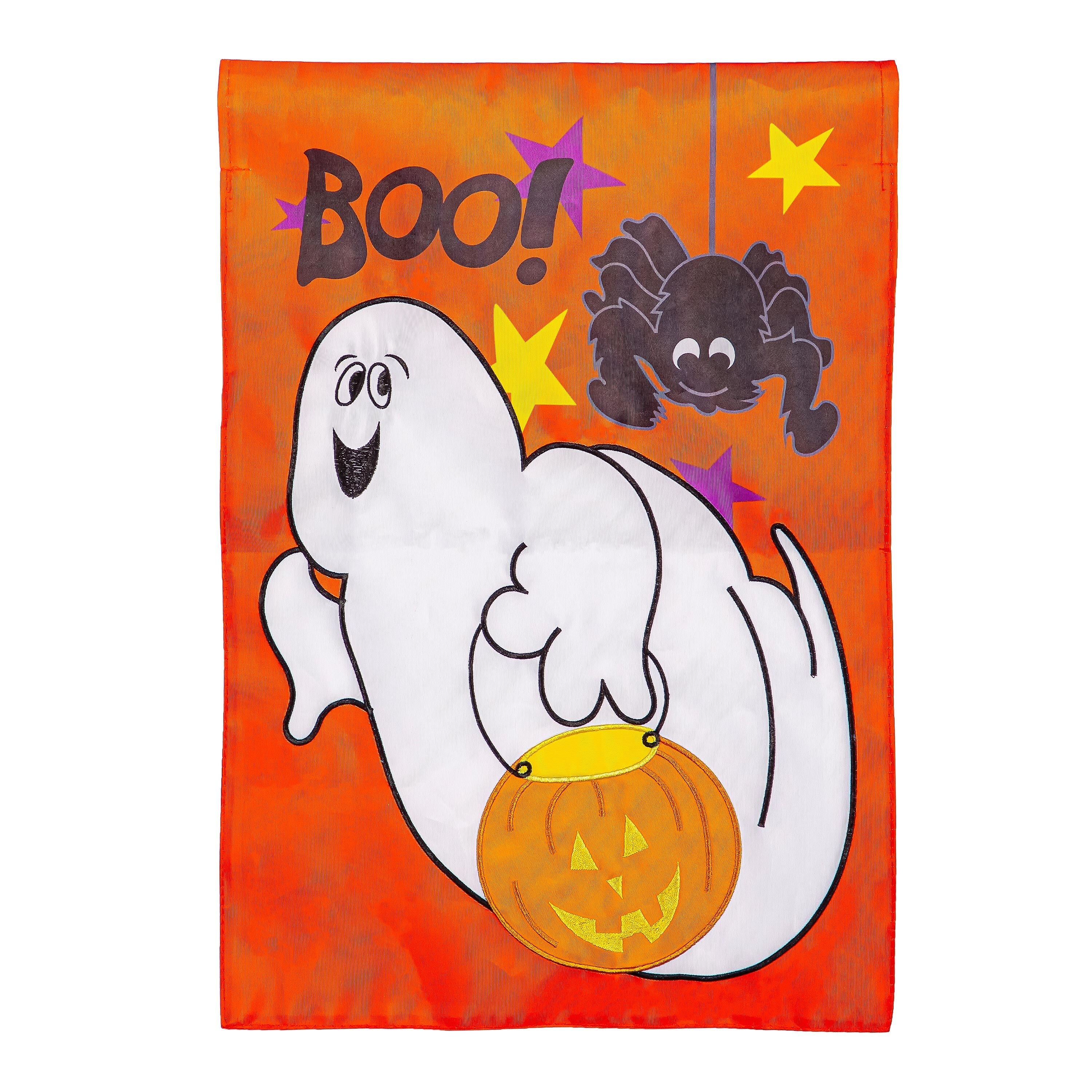 Boo Buds Applique Garden Flag - Sports Gifts, Sports Memorabilia, Sports Collectibles, Fan Shop