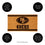 San Francisco 49ers, Coir Mat 1C - Sports Gifts, Sports Memorabilia, Sports Collectibles, Fan Shop