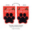 Happy Pawlidays Burlap Garden Flag - Sports Gifts, Sports Memorabilia, Sports Collectibles, Fan Shop