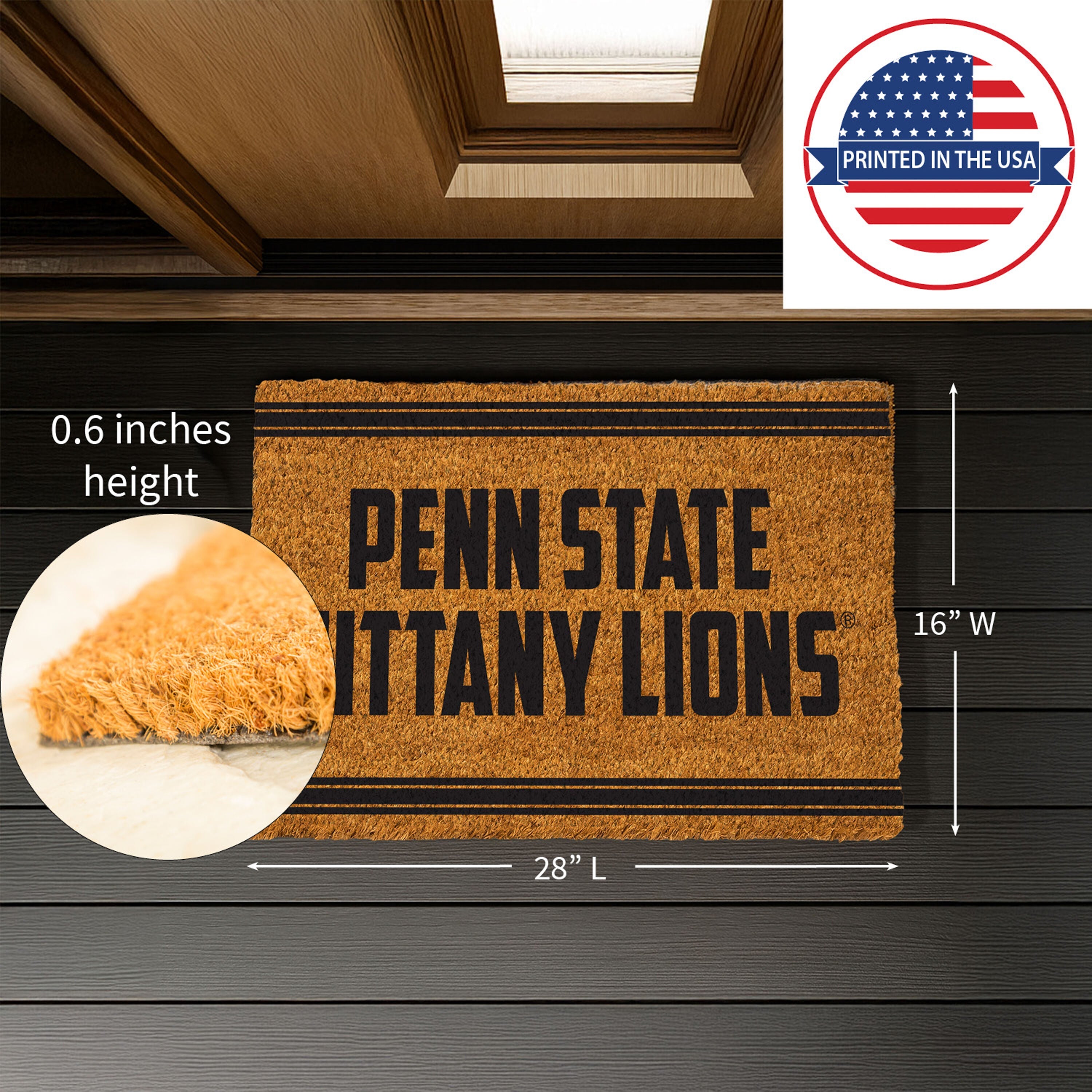 Penn State, PVC Mat 1C - Sports Gifts, Sports Memorabilia, Sports Collectibles, Fan Shop