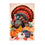 Elaborate Turkey Applique Garden Flag