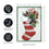 Merry Christmas Stocking Applique Garden Flag