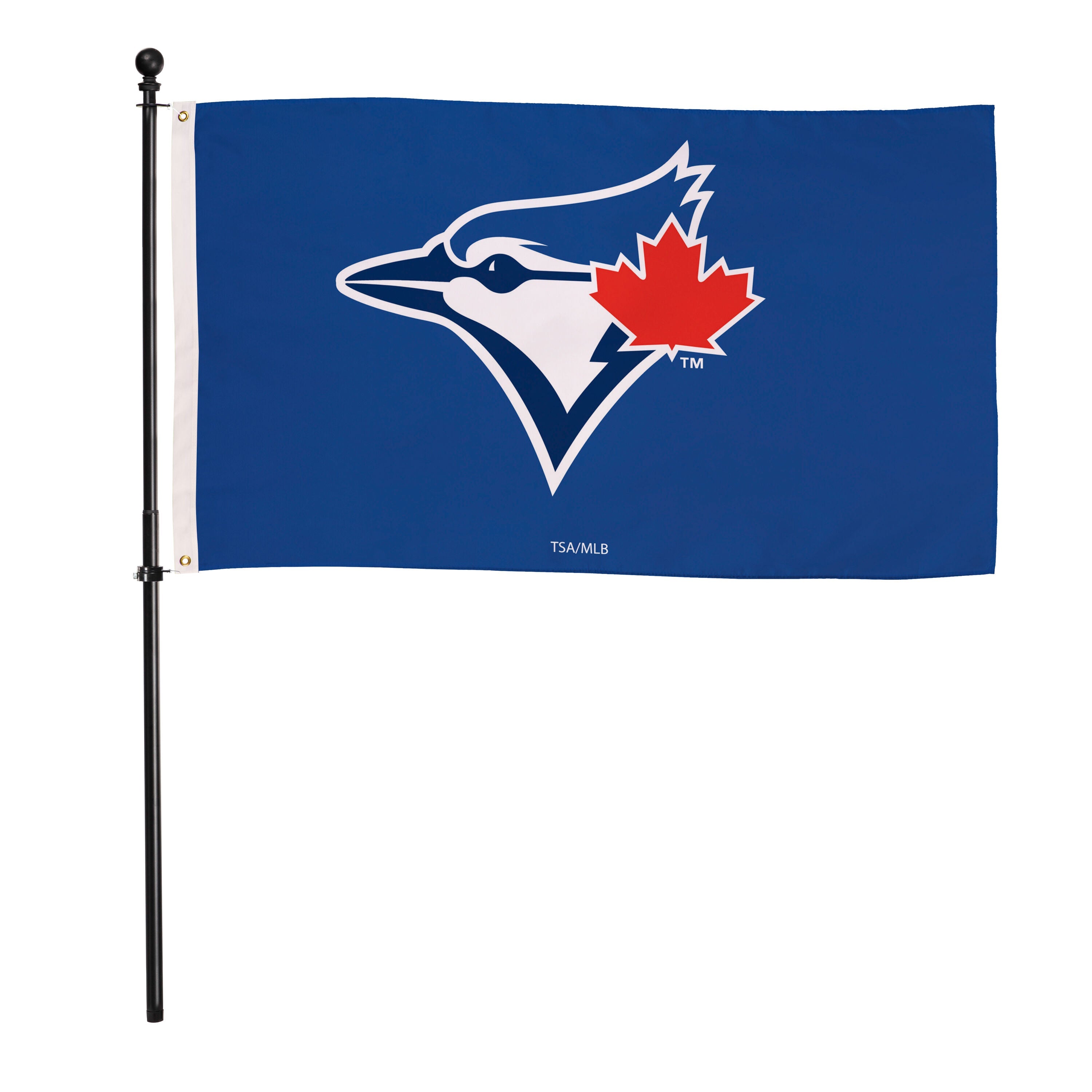 Toronto Blue Jays Single Sided Flag w/ 2 Grommets, 3'x5'