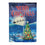 Santa's Sleigh on Christmas Lustre House Flag