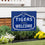 University of Memphis Coroplast Yard Sign, "Fans Welcome"