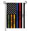 Responders Thin Line Garden Suede Flag