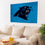 3'x5' Single Sided Flag w/ 2 Grommets, Carolina Panthers