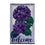 Hydrangea Welcome House Applique Flag