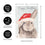 Merry Christmas Bunny Burlap Garden Flag - Sports Gifts, Sports Memorabilia, Sports Collectibles, Fan Shop
