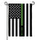 Military Thin Green Line Garden Suede Flag
