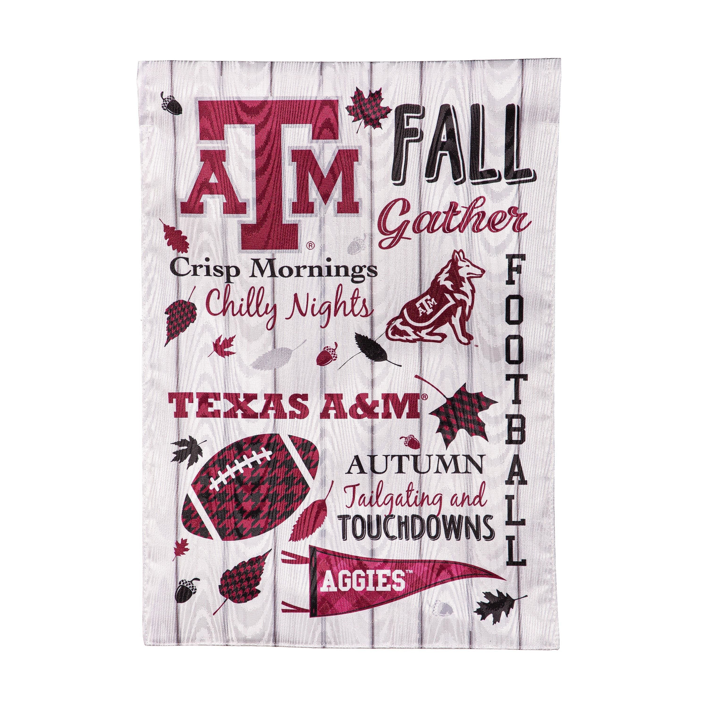 Texas A&M, Moire Flag, GDN, Fall Seasonal - Sports Gifts, Sports Memorabilia, Sports Collectibles, Fan Shop
