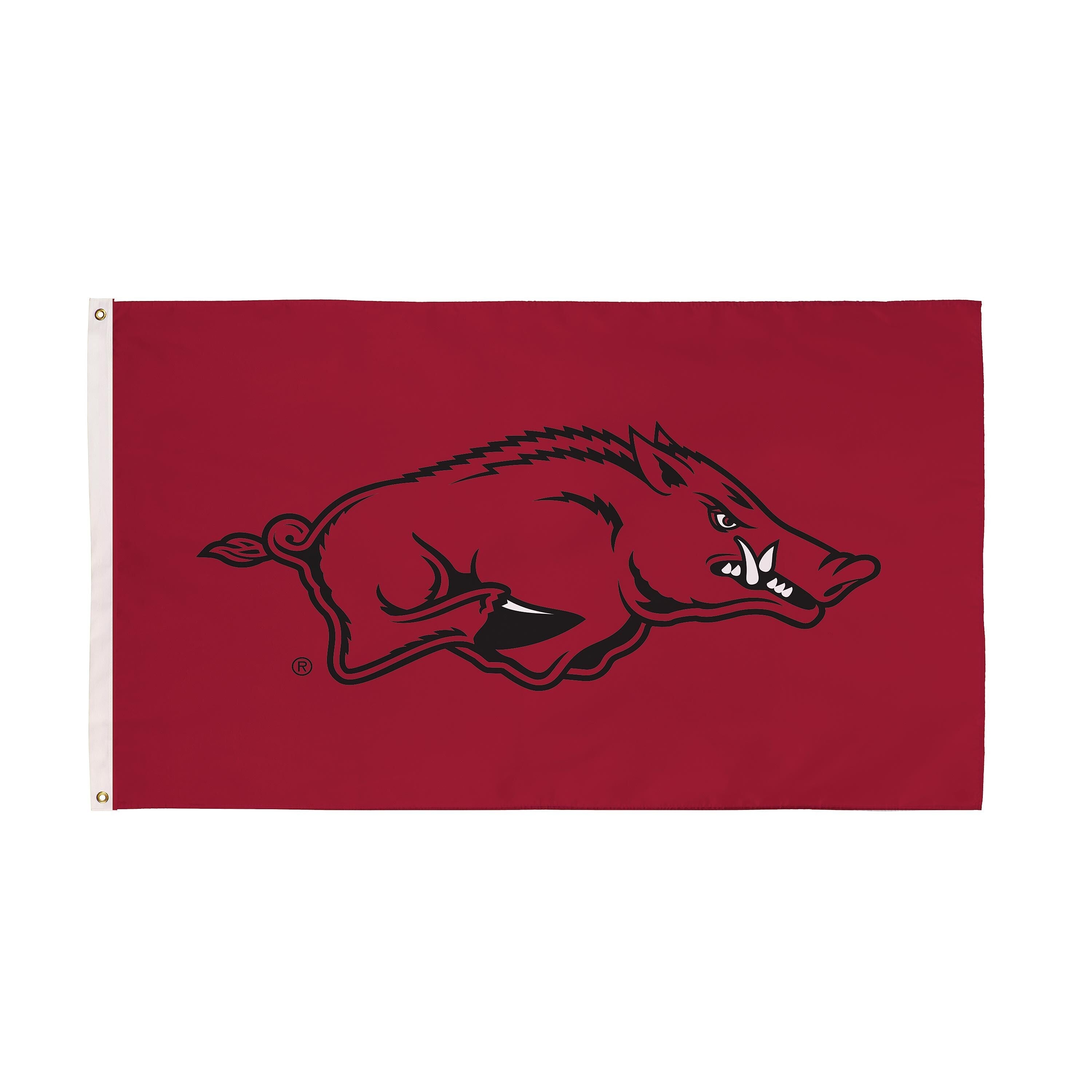 University of Arkansas Single Sided Estate Flag with 2 Grommets, 3'x5'