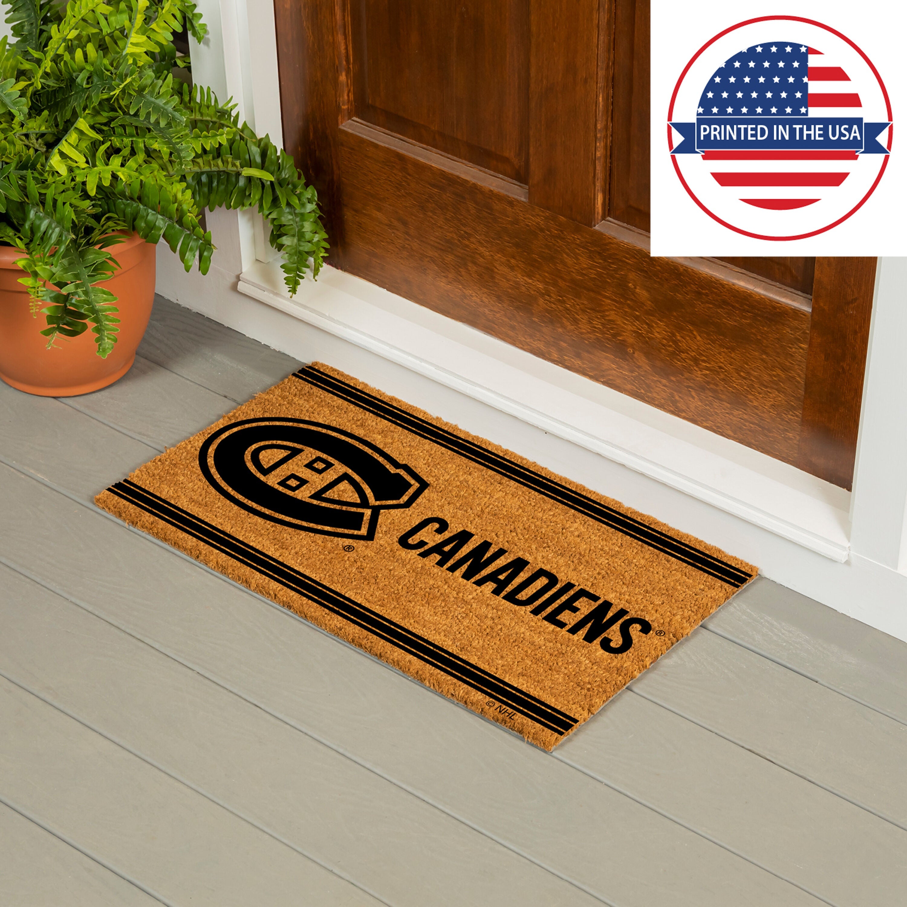 Montreal Canadiens, Coir Mat 1C - Sports Gifts, Sports Memorabilia, Sports Collectibles, Fan Shop