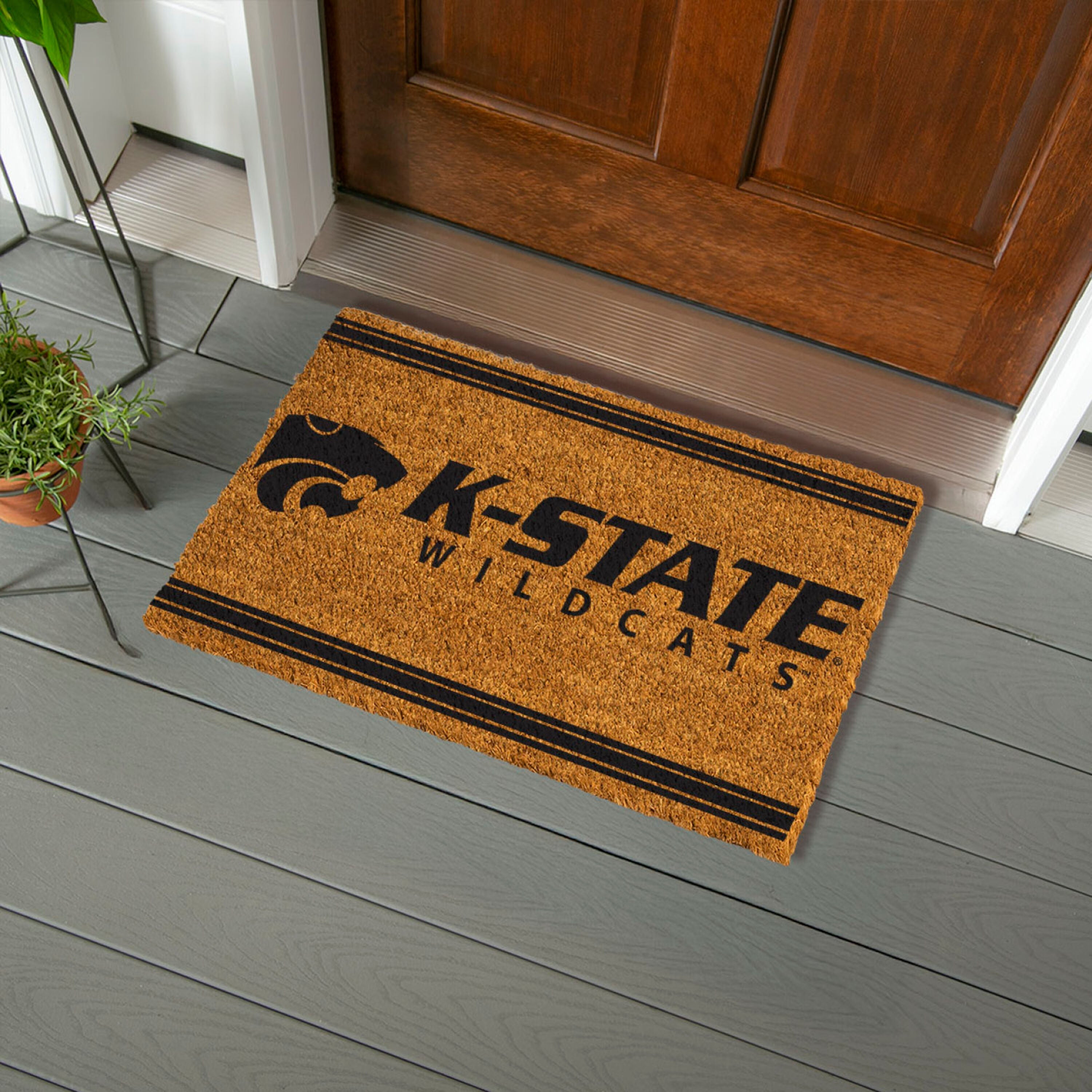 Kansas State University, Coir Mat 1C - Sports Gifts, Sports Memorabilia, Sports Collectibles, Fan Shop