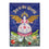 Joy to the World Applique Garden Flag
