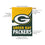 Green Bay Packers Burlap Flag House Size - Sports Gifts, Sports Memorabilia, Sports Collectibles, Fan Shop