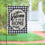 Classic Welcome Home Garden Applique Flag